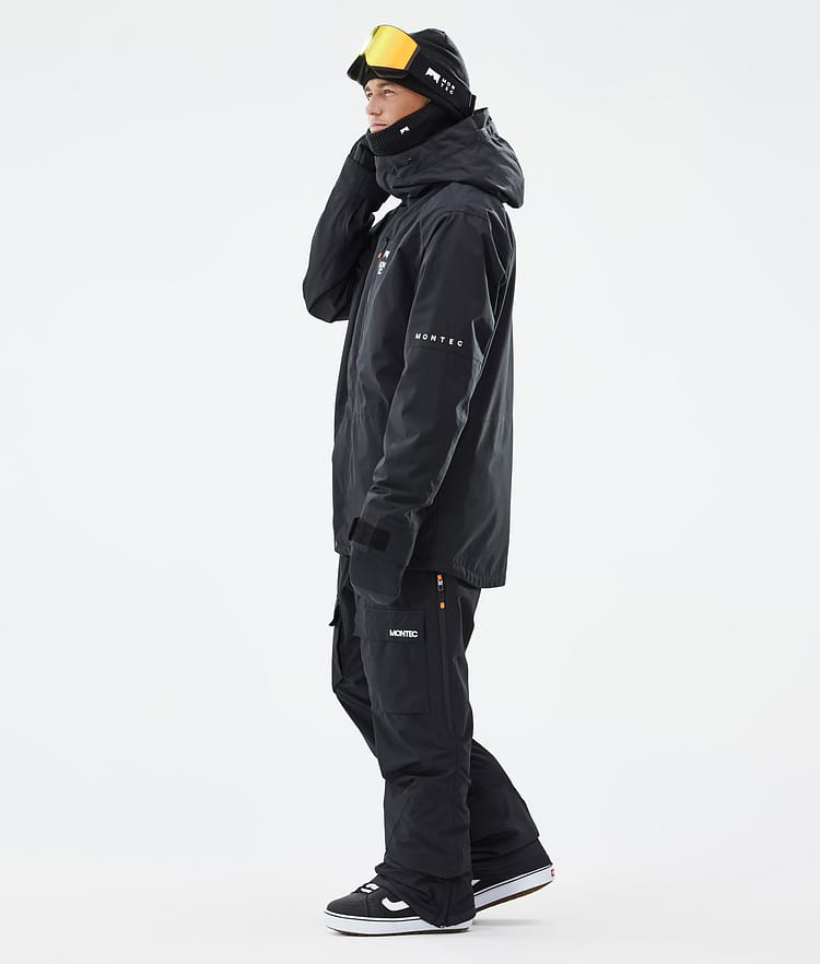 Fawk Snowboard Jacket Men Black Renewed