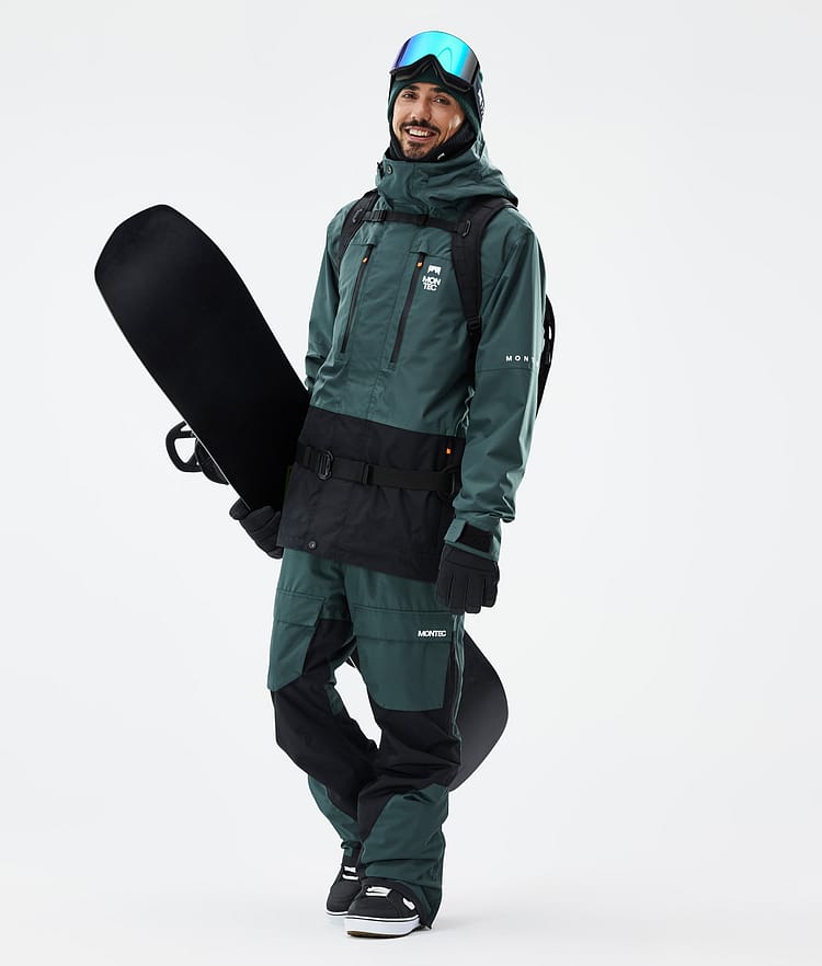 Fawk Snowboard Jacket Men Dark Atlantic/Black