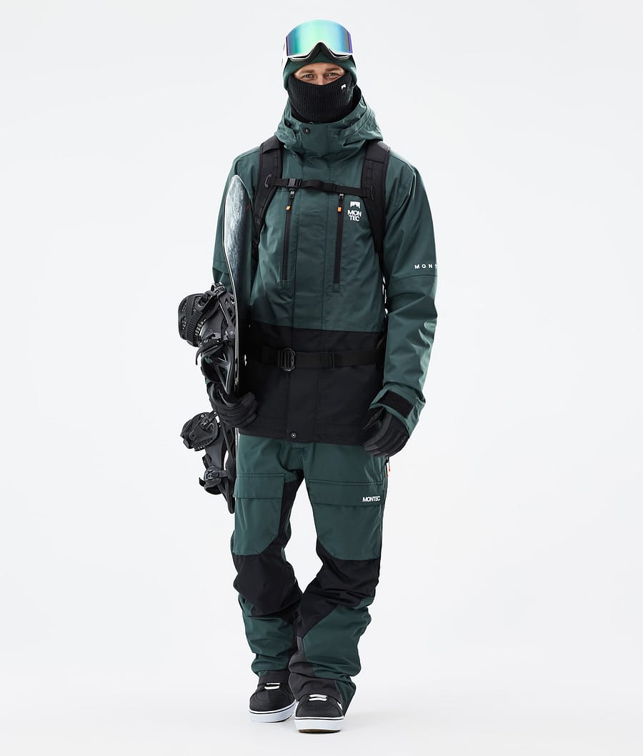 Fawk Snowboard Jacket Men Dark Atlantic/Black Renewed
