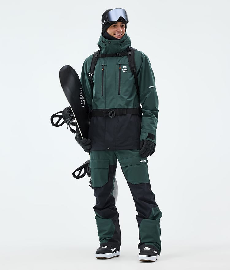 Fawk Veste Snowboard Homme Dark Atlantic/Black, Image 3 sur 10