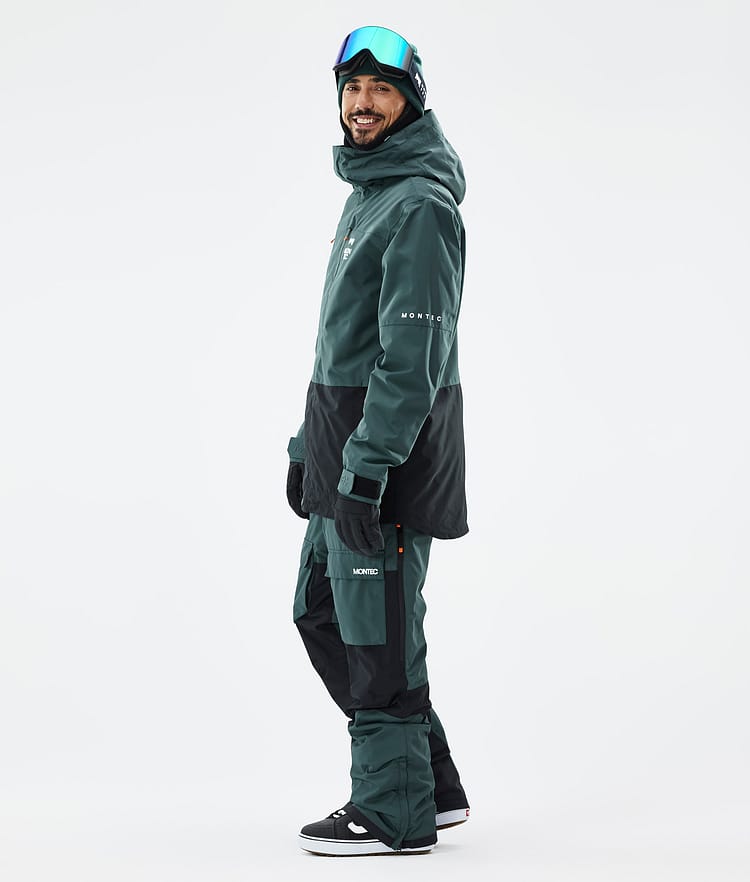 Fawk Snowboardjakke Herre Dark Atlantic/Black