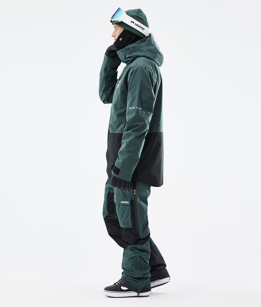 Fawk Snowboard Jacket Men Dark Atlantic/Black