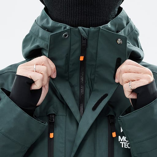 Front Zipper with Double Plackets Main Product Details Image,