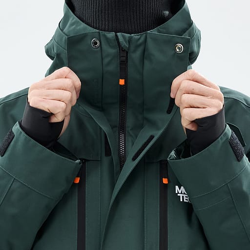 Front Zipper with Double Plackets