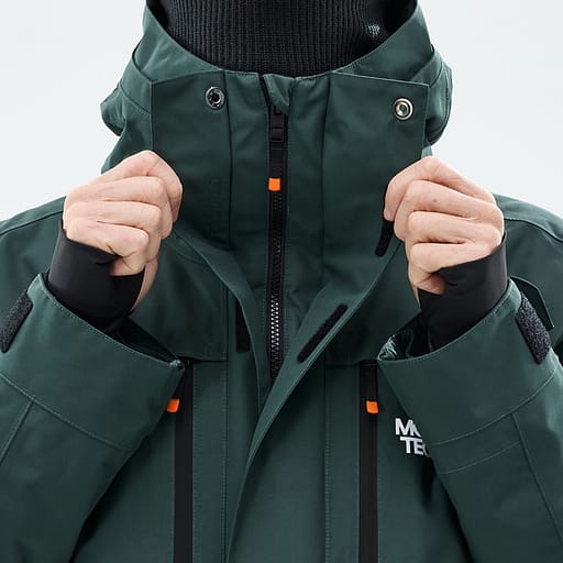 Front Zipper with Double Plackets Main Product Details Image,