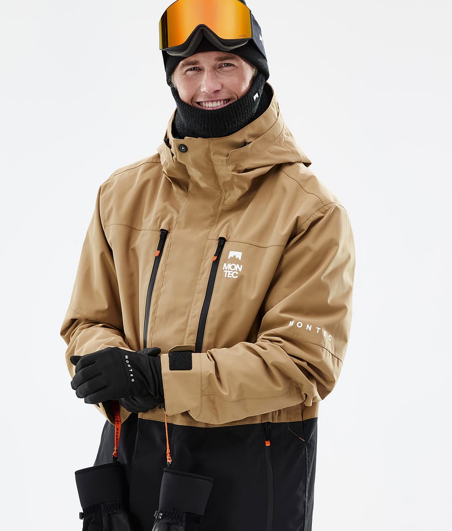 Fawk Snowboard Jacket Men Gold/Black