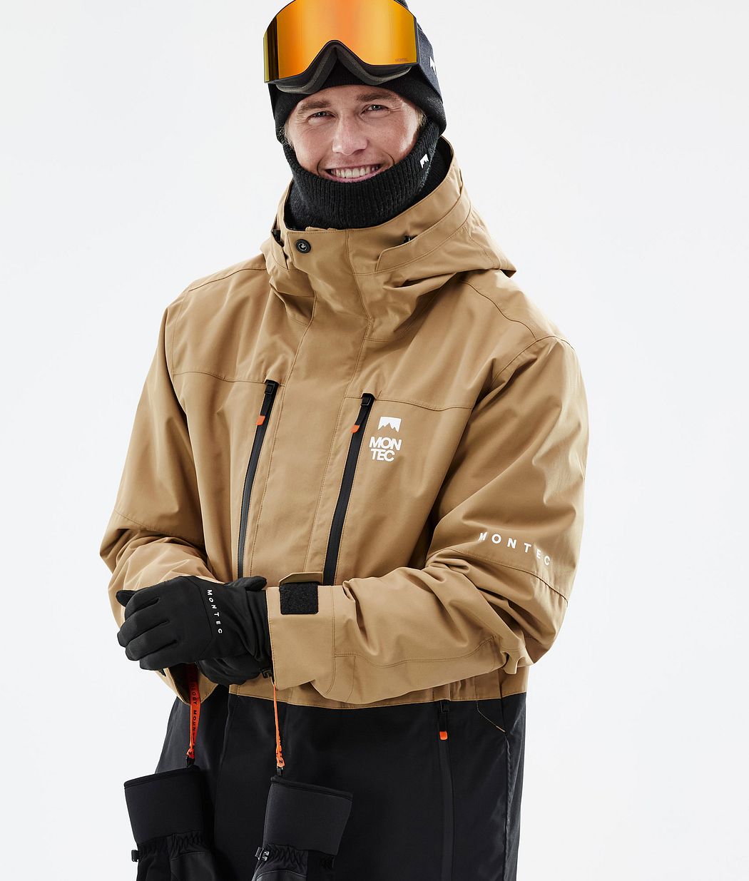 Fawk Snowboard Jacket Men Gold/Black