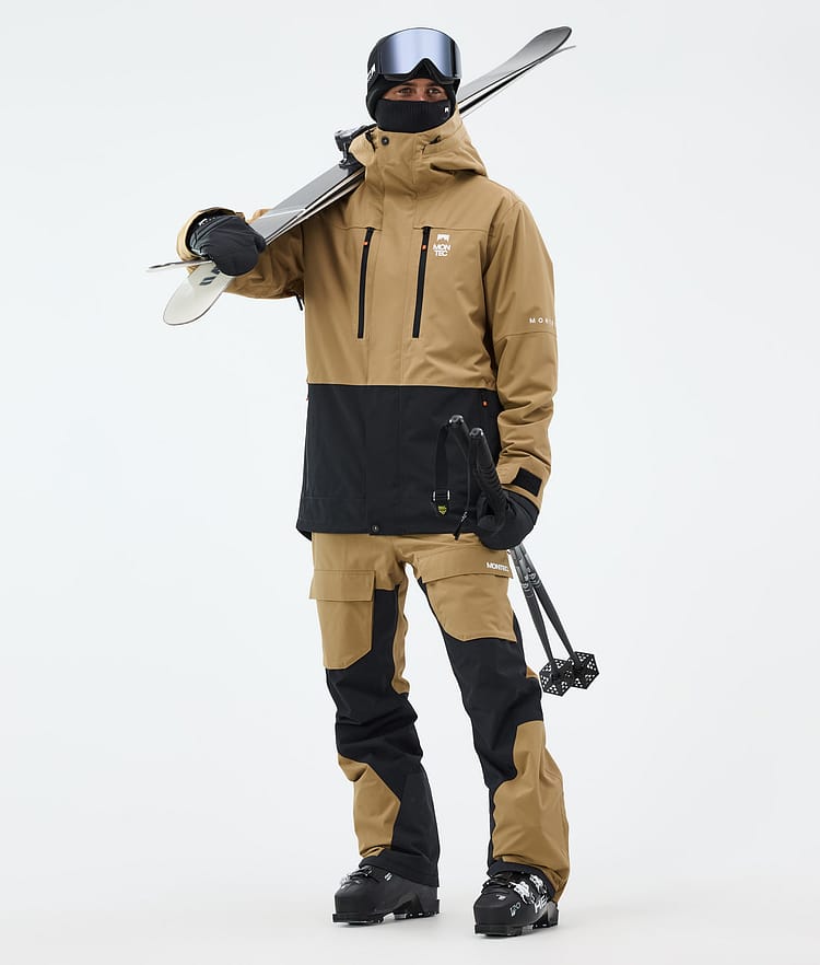 Fawk Ski Jacket Men Gold/Black, Image 3 of 10