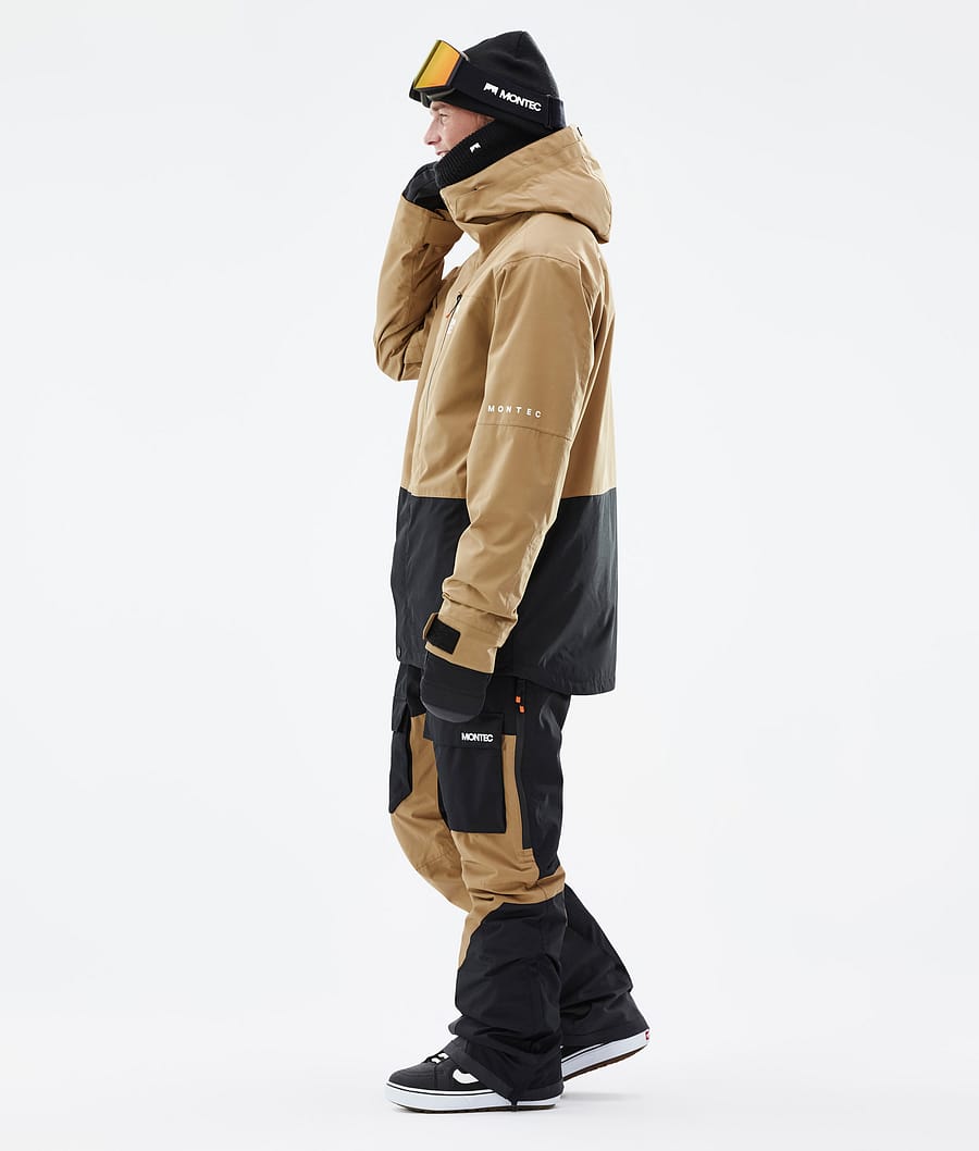 Fawk Snowboard Jacket Men Gold/Black