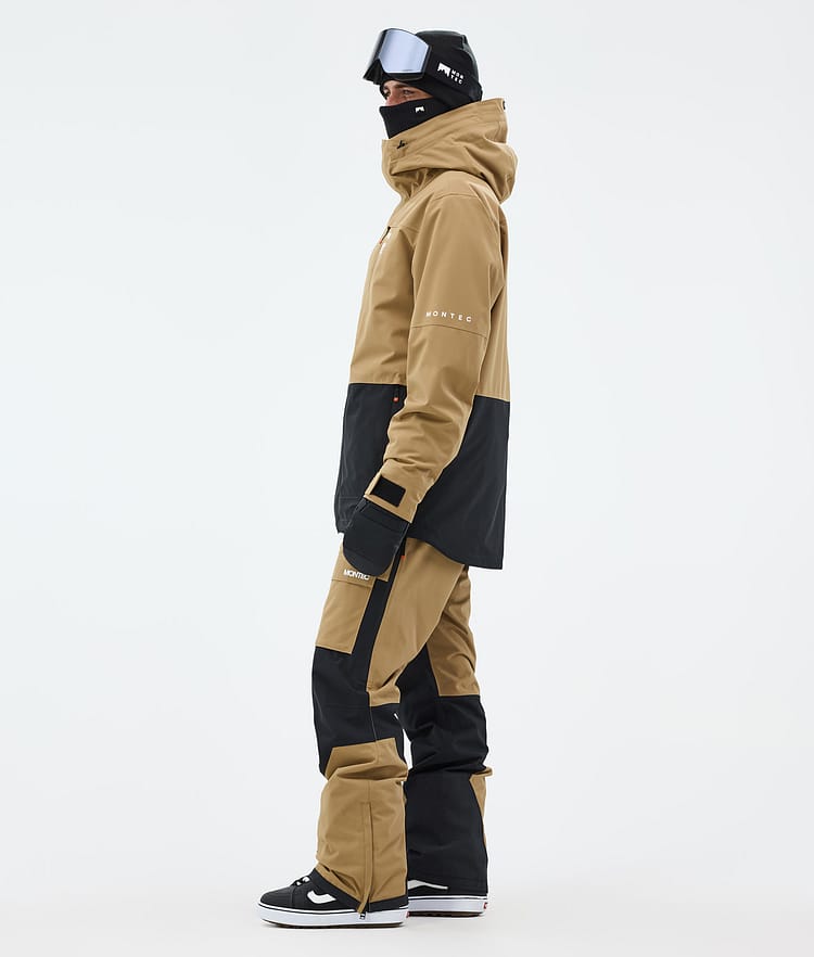 Fawk Veste Snowboard Homme Gold/Black, Image 4 sur 10