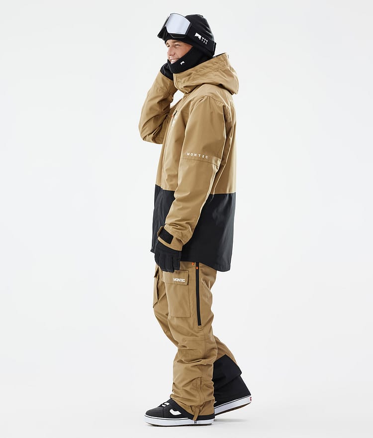 Fawk Snowboard Jacket Men Gold/Black