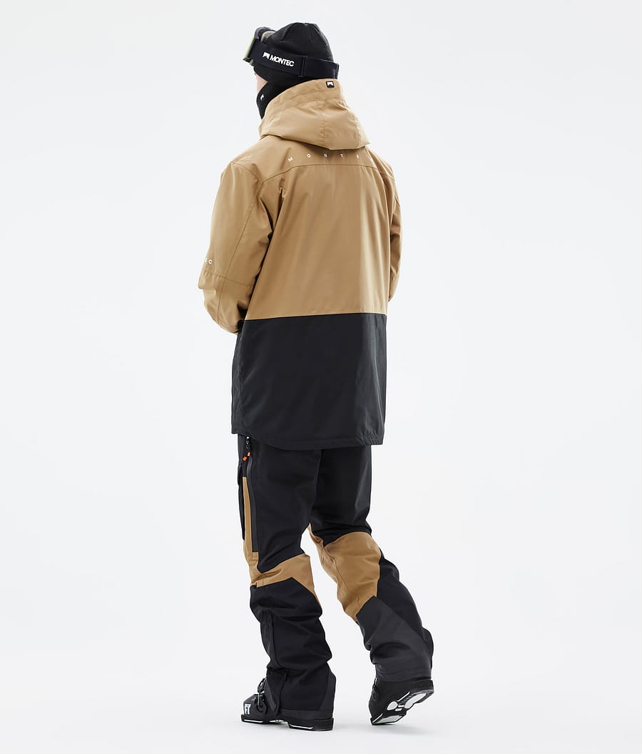 Fawk Ski Jacket Men Gold/Black