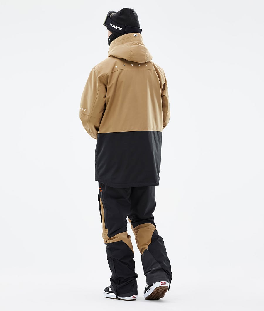 Fawk Snowboard Jacket Men Gold/Black