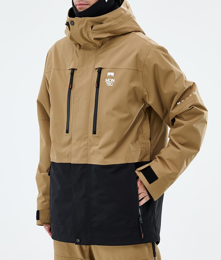 Fawk Ski Jacket Men Gold/Black, Image 7 of 9