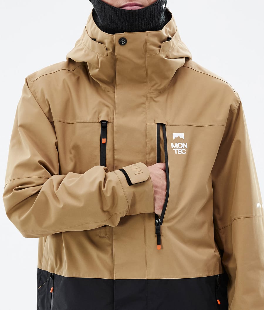 Fawk Snowboard Jacket Men Gold/Black