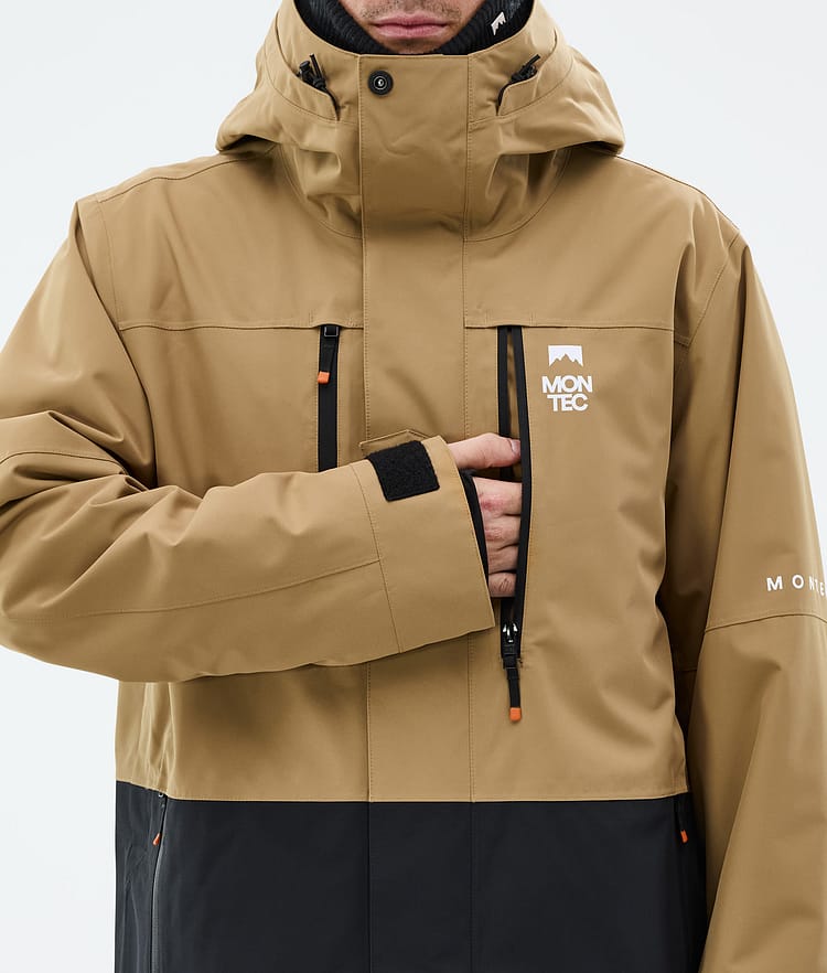 Fawk Veste Snowboard Homme Gold/Black, Image 9 sur 10