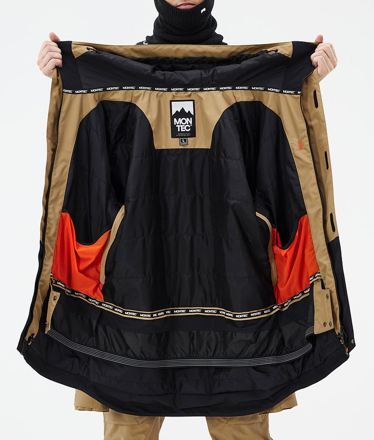 Fawk Manteau Ski Homme Gold/Black, Image 9 sur 9