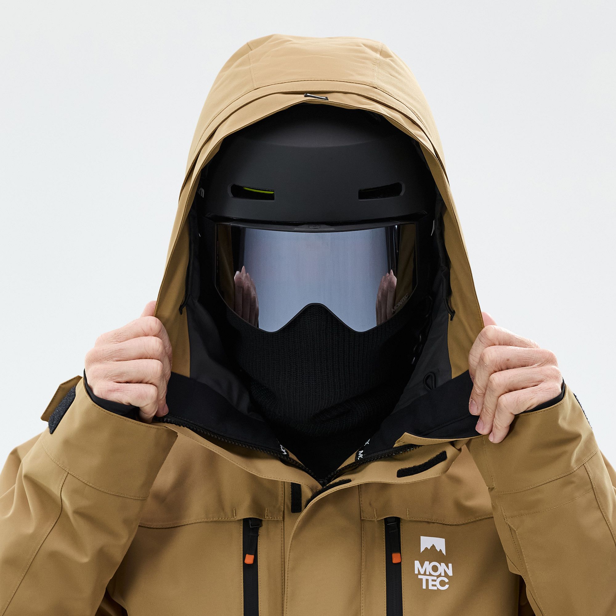 Montec Fawk Ski Jacket Men Gold/Black | Montecwear.com