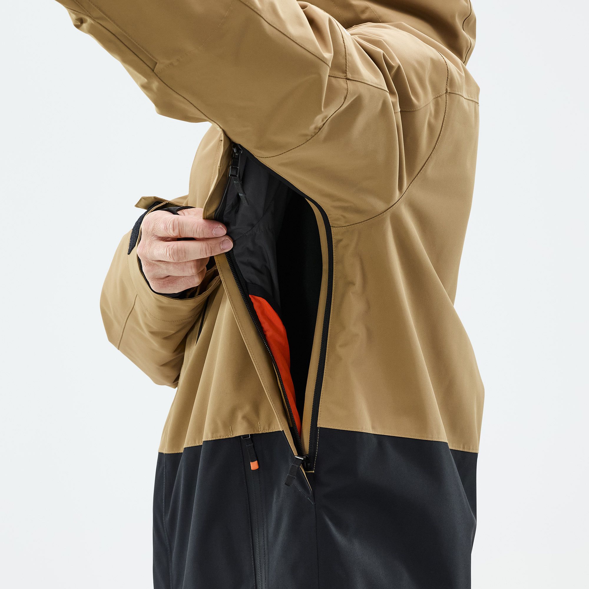 Montec Fawk Snowboard Jacket Men Gold/Black | Montecwear.com
