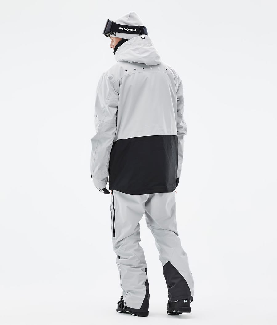 Fawk Ski Jacket Men Light Grey/Black
