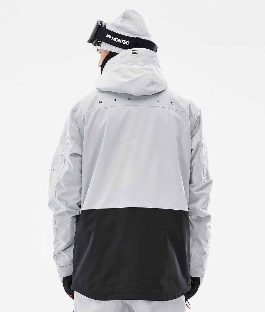 Fawk Ski Jacket Men Light Grey/Black