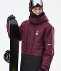 Fawk Snowboard Jacket Men Burgundy/Black, Image 2 of 10