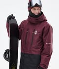 Fawk Kurtka Snowboardowa Mężczyźni Burgundy/Black