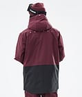 Fawk Ski Jacket Men Burgundy/Black, Image 7 of 10