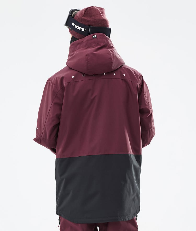 Fawk Ski Jacket Men Burgundy/Black