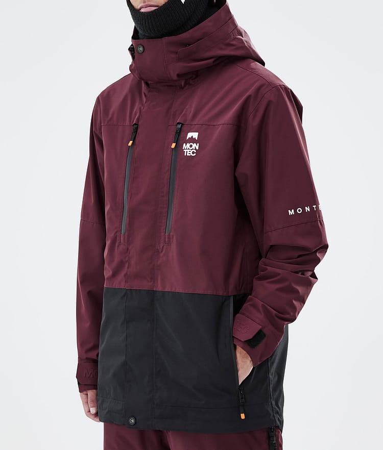 Fawk Ski Jacket Men Burgundy/Black