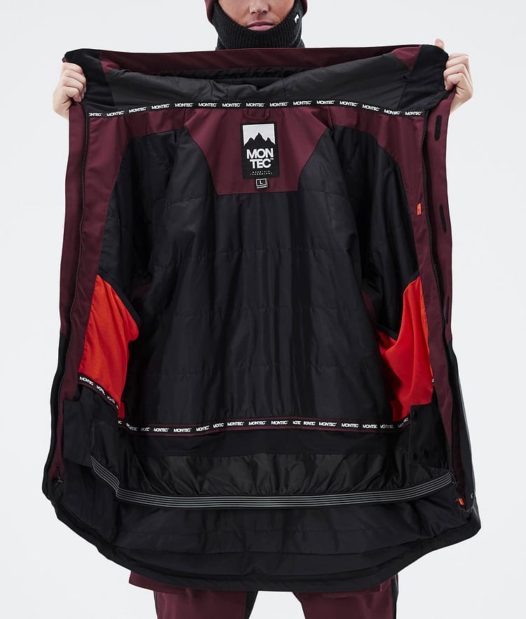 Fawk Veste Snowboard Homme Burgundy/Black