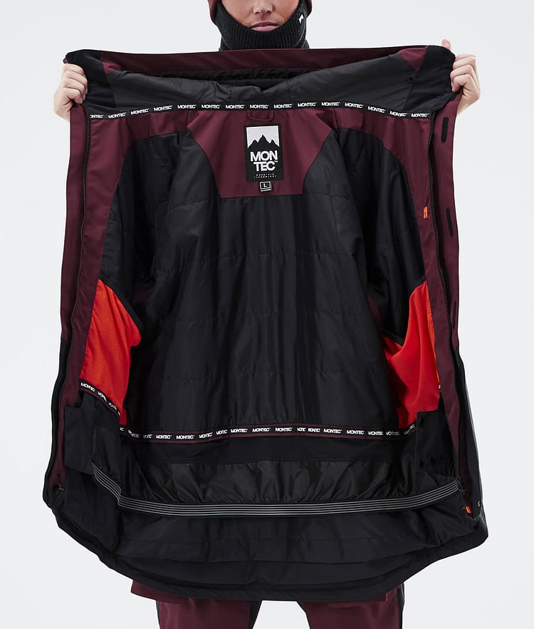 Fawk Skijacke Herren Burgundy/Black, Bild 10 von 10