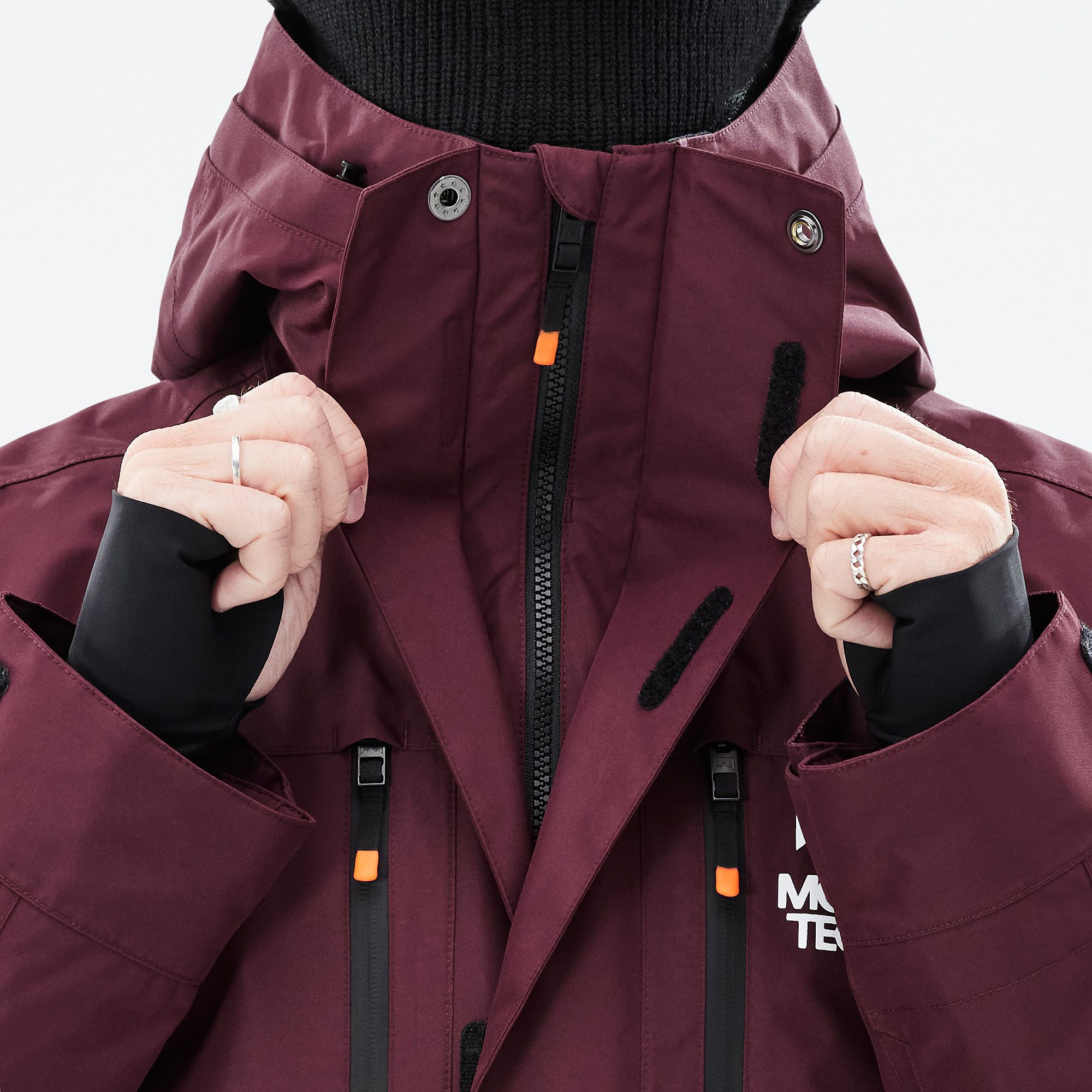 スノーボード Green clothing Heavy jacket burgundy Montec Fawk Snowboard Jacket Men Burgundy/Black | Montecwear CA