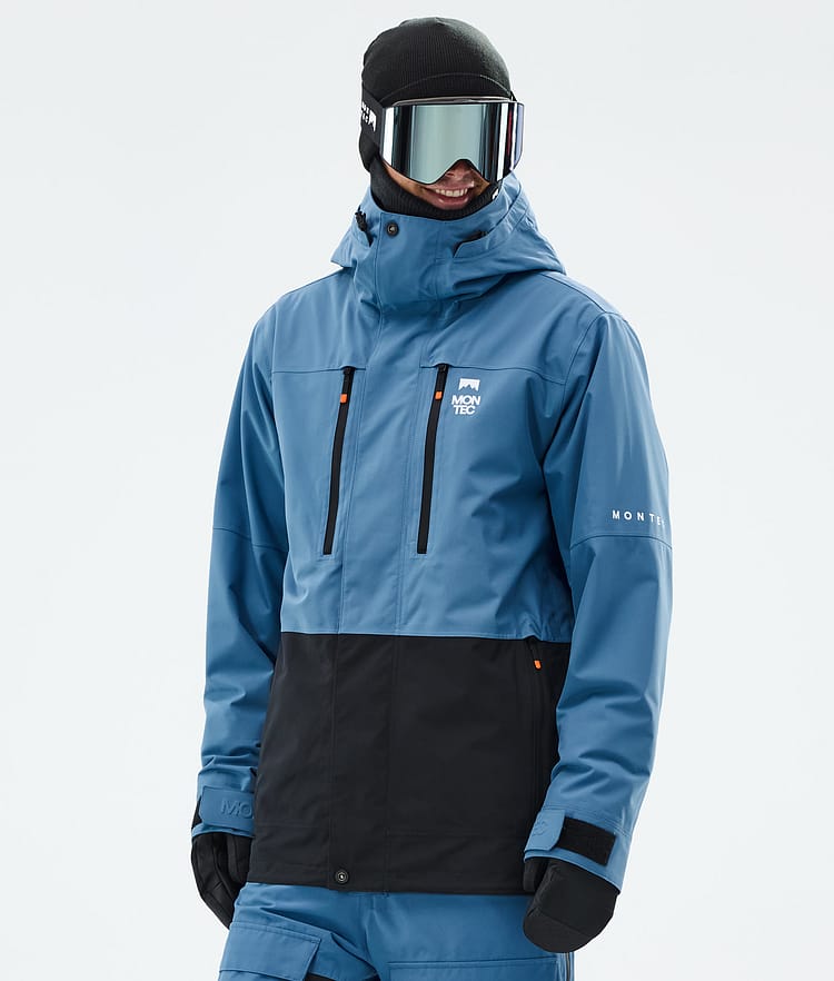 Fawk Snowboard Jacket Men Blue Steel/Black, Image 1 of 10