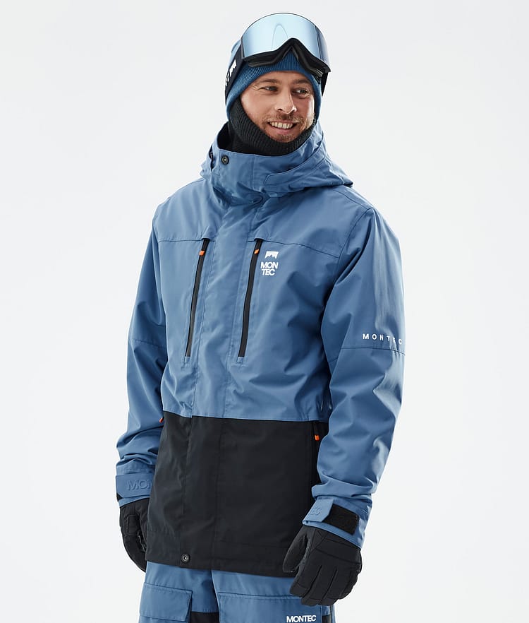 Montec Fawk Giacca Snowboard Uomo Blue Steel/Black - Blu