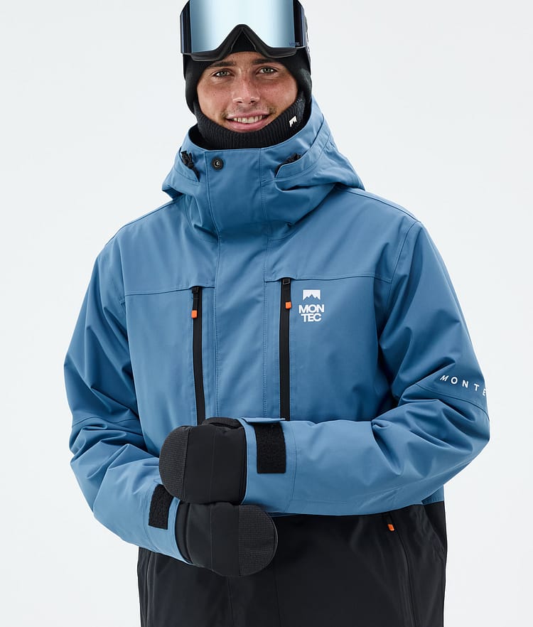 Fawk Snowboard Jacket Men Blue Steel/Black, Image 2 of 10