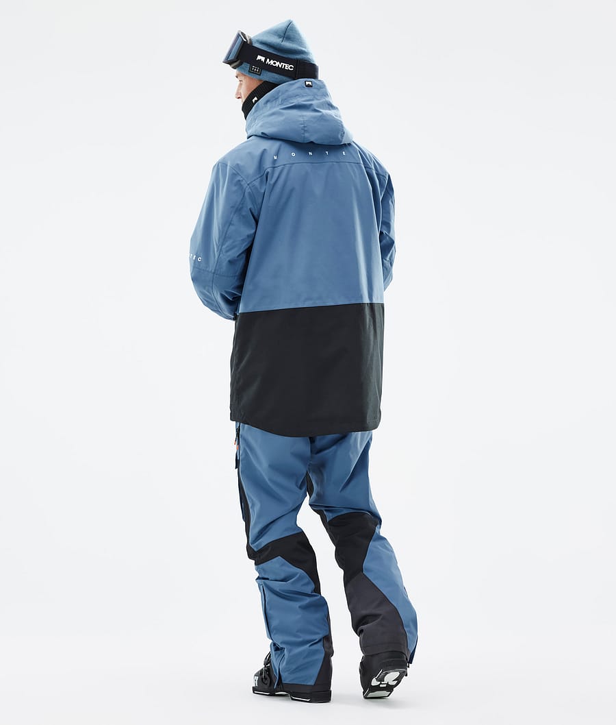 Fawk Ski Jacket Men Blue Steel/Black