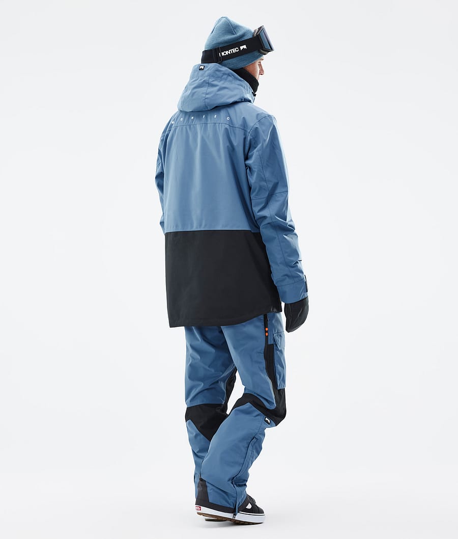 Fawk Snowboard Jacket Men Blue Steel/Black