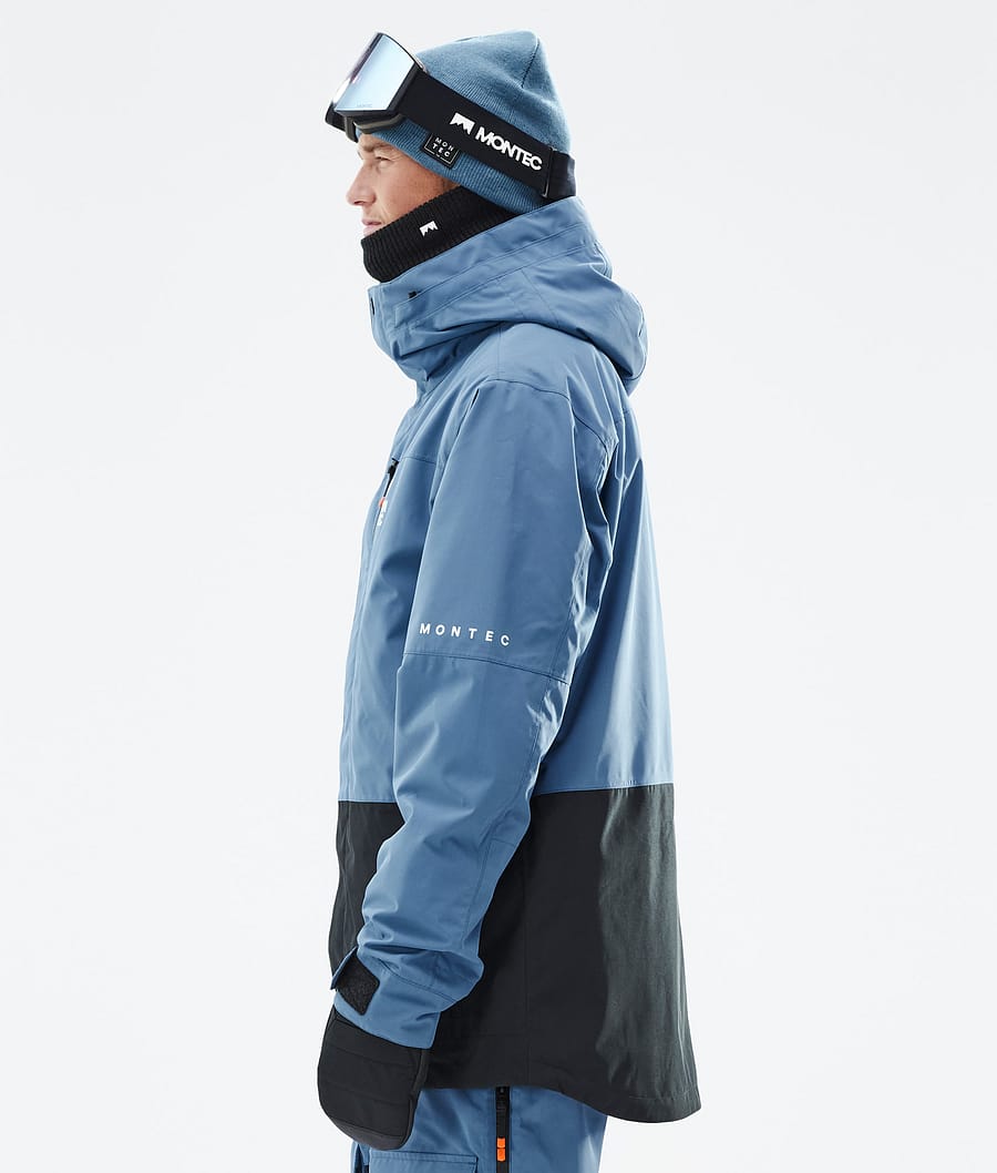 Fawk Ski Jacket Men Blue Steel/Black
