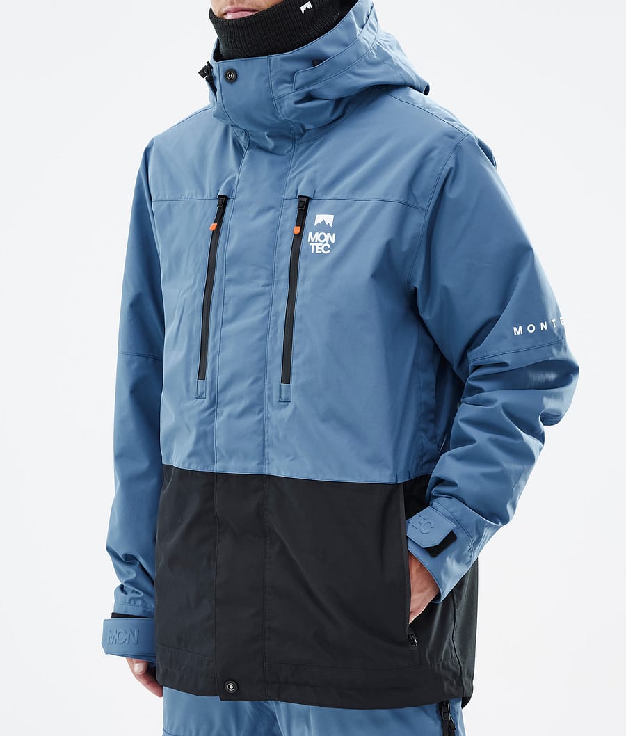 Fawk Ski Jacket Men Blue Steel/Black