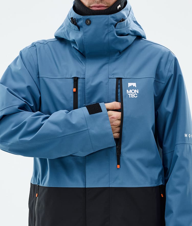 Fawk Snowboard Jacket Men Blue Steel/Black, Image 9 of 10