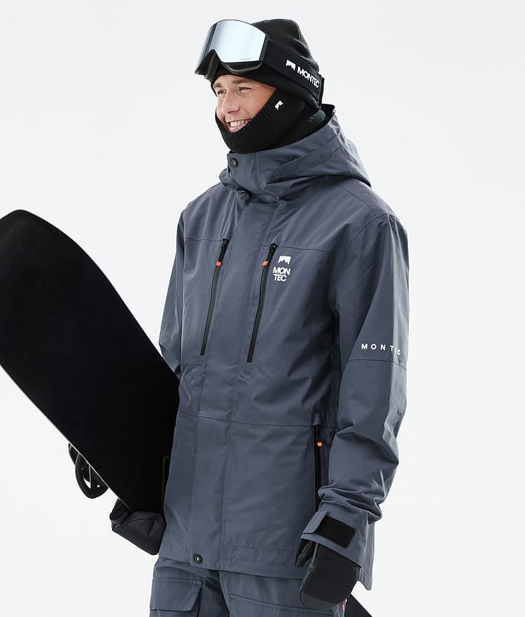 Fawk Snowboard Jacket Men Metal Blue