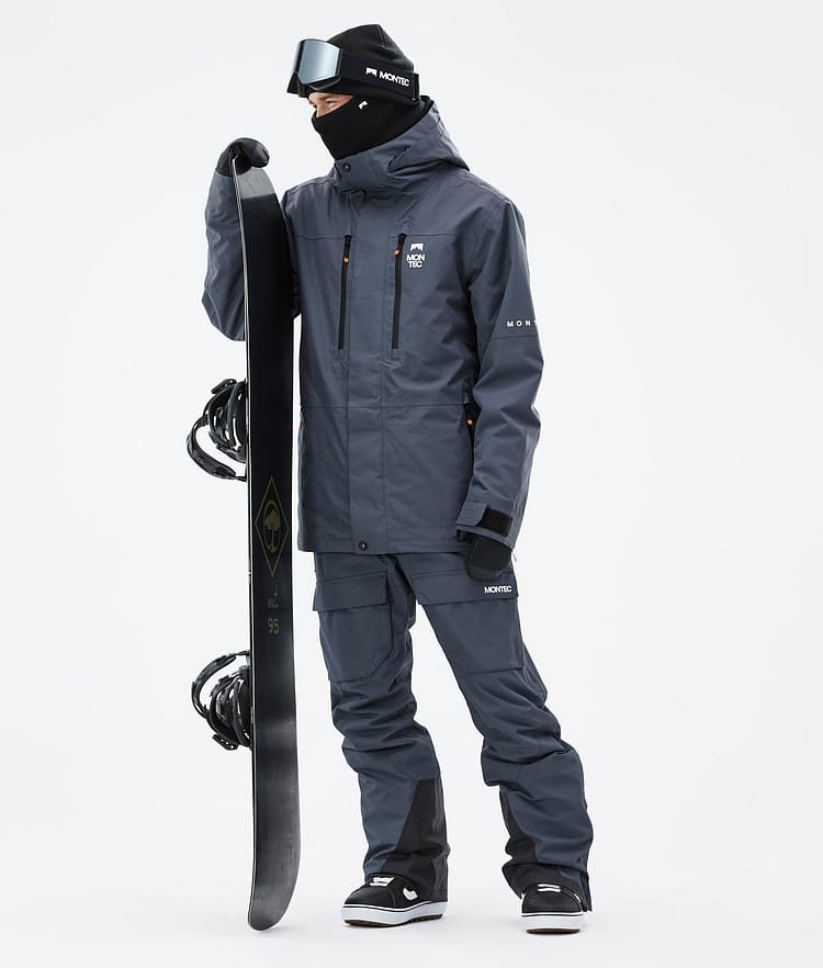 Montec Fawk Giacca Snowboard Uomo Blue Steel