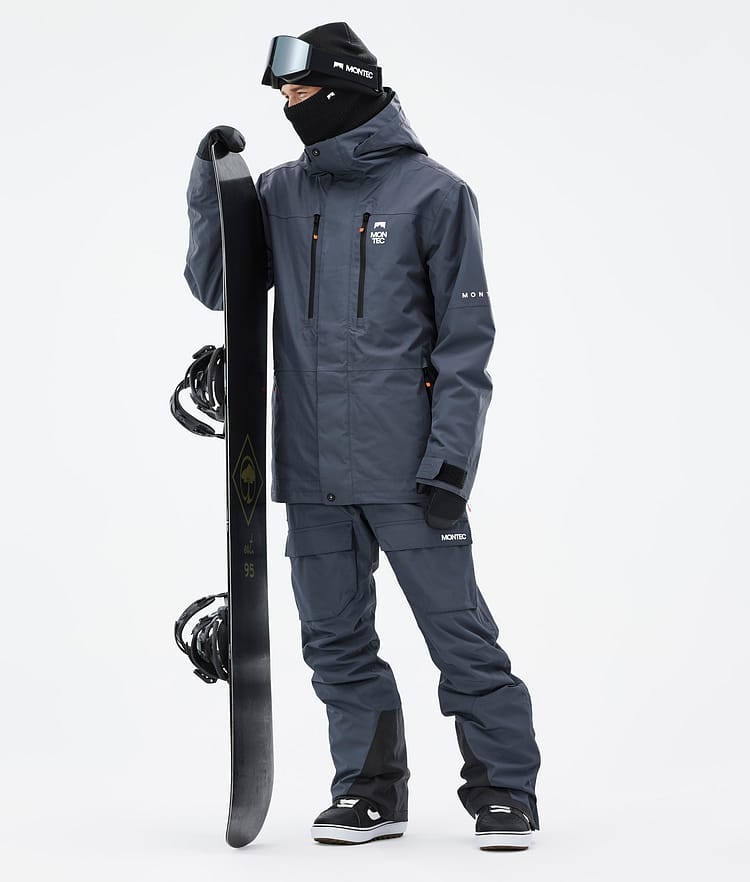 Fawk Snowboard Jacket Men Metal Blue