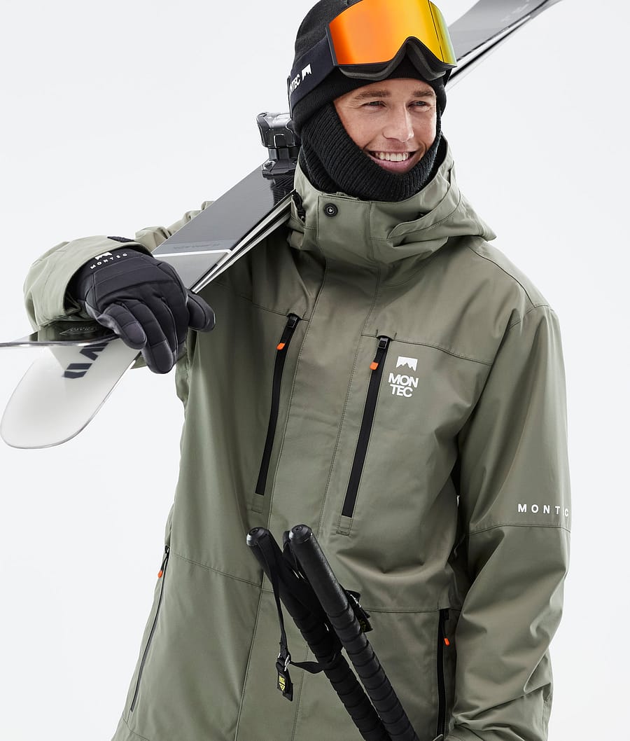 Fawk Ski Jacket Men Greenish