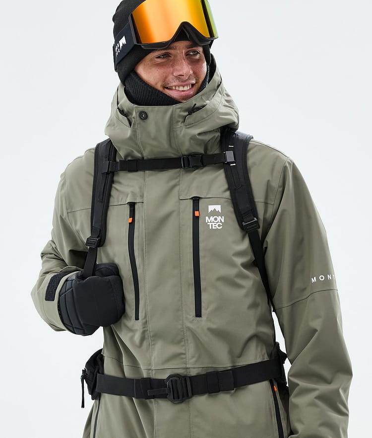 Fawk Ski Jacket Men Greenish, Image 2 of 10