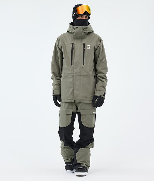 Fawk Snowboardový Outfit Greenish/Black