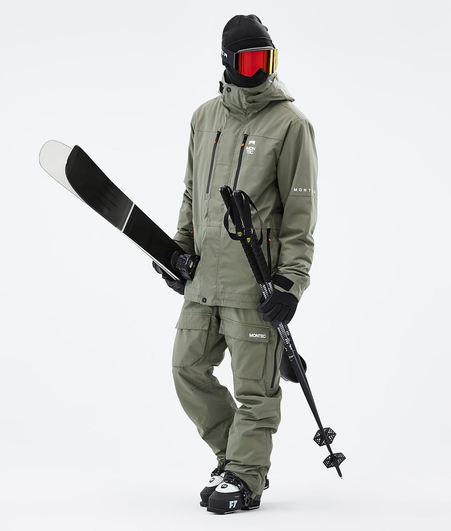 Fawk Ski Jacket Men Greenish
