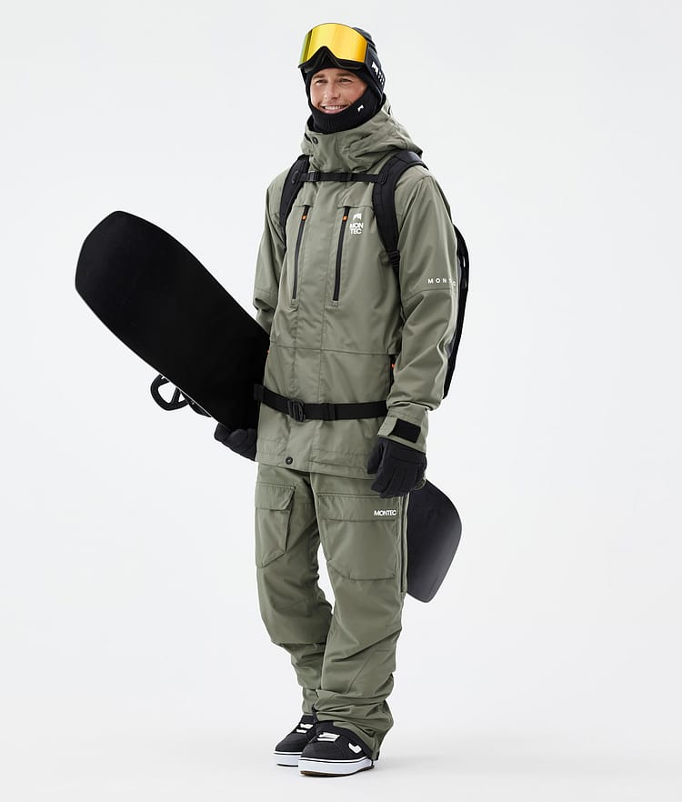 Fawk Snowboard Jacket Men Greenish, Image 2 of 9