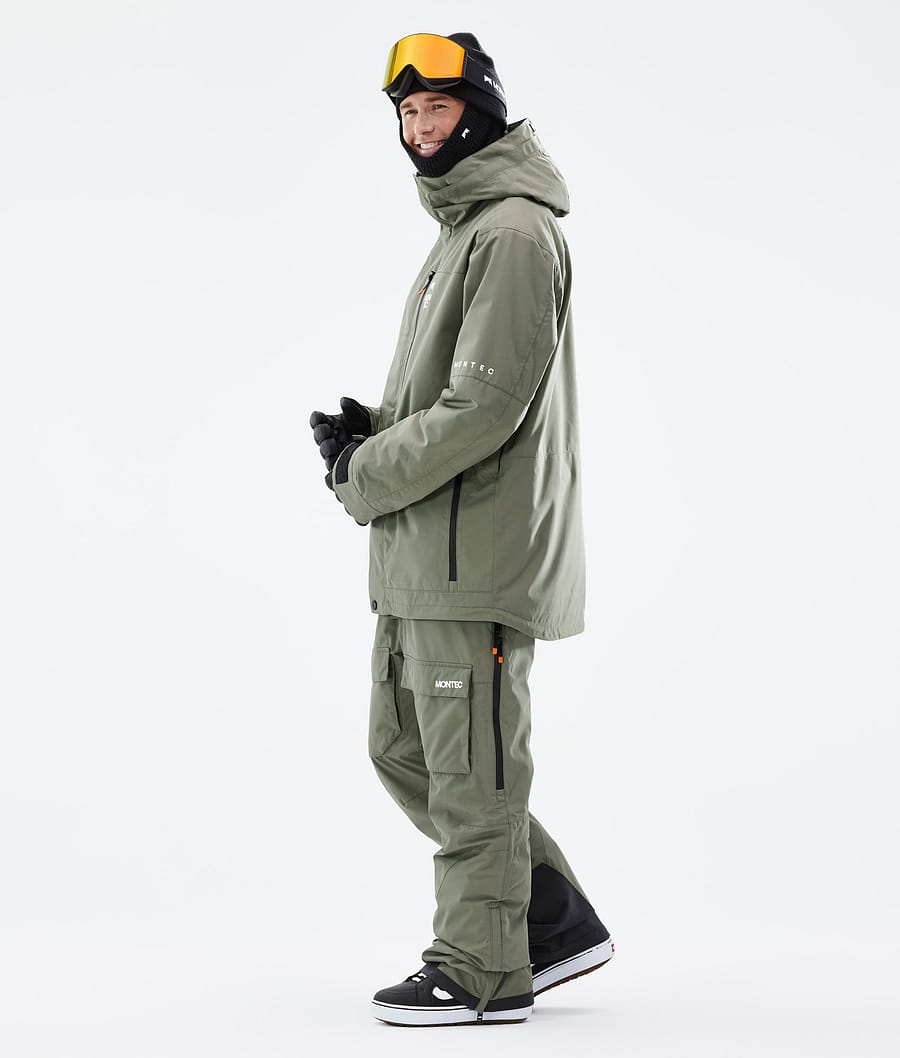 Fawk Snowboard Jacket Men Greenish